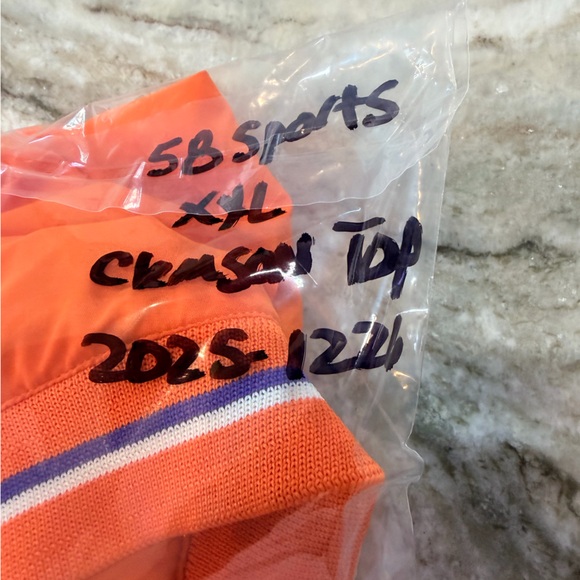 Clemson Tigers Pullover 58 Sports Windbreaker Men’s XL Orange Purple Paw Logo - Picture 13 of 13